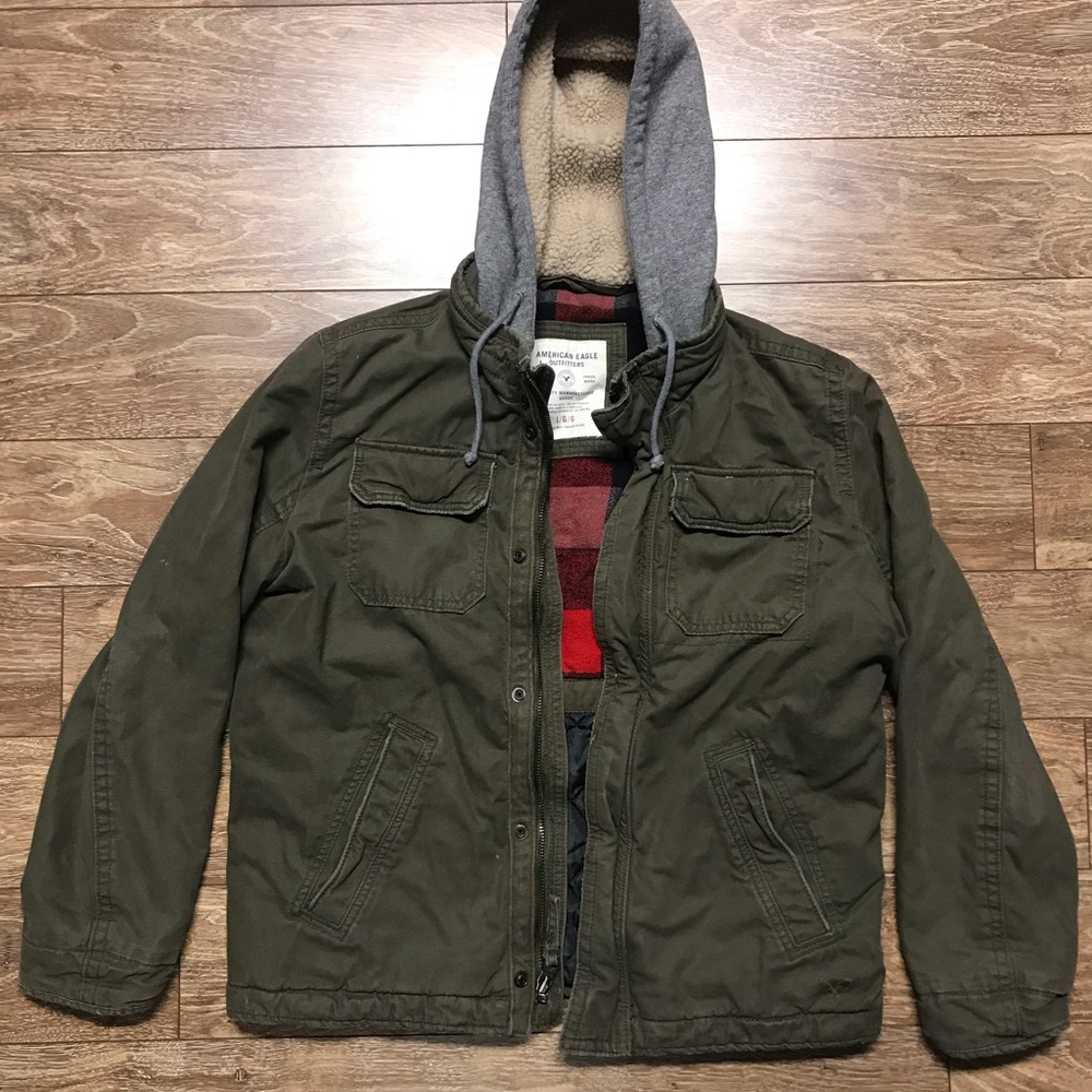 American Eagle Army Green Jacket